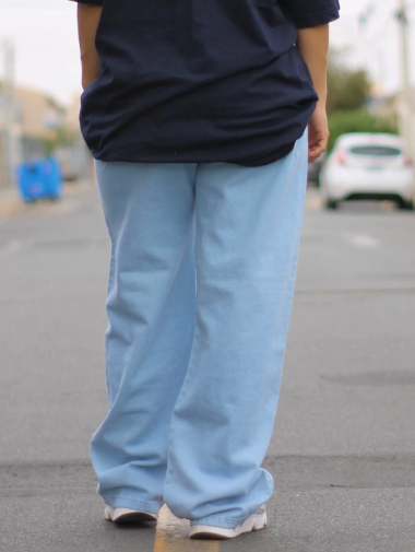 Calça Jeans Balão larga masculina