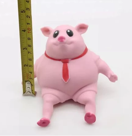 Brinquedo porquinho de apertar