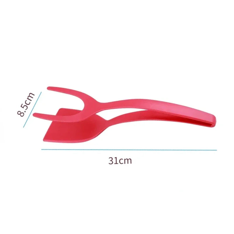 Pinça de nylon, pinça para ovo, bife, panqueca