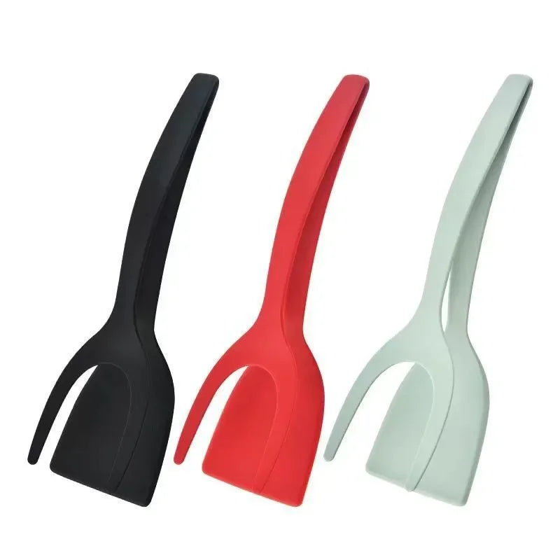 Pinça de nylon, pinça para ovo, bife, panqueca