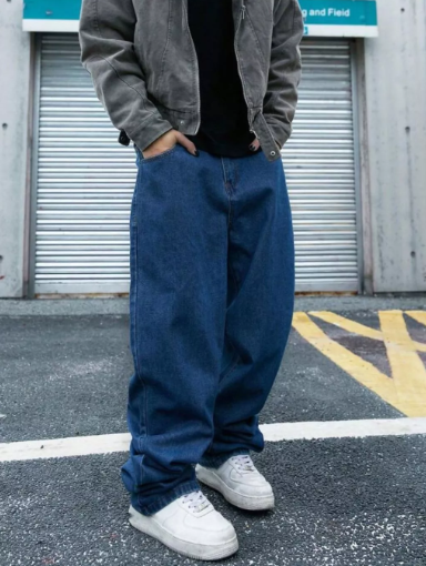 Calça Jeans Balão larga masculina