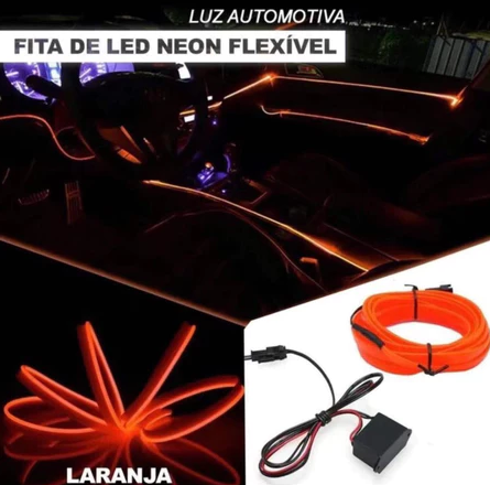 Fita LED Neon para Carros e Painéis