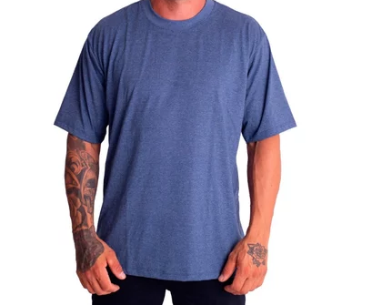 Camiseta Oversized Streetwear Masculina Gola Alta
