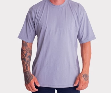 Camiseta Oversized Streetwear Masculina Gola Alta