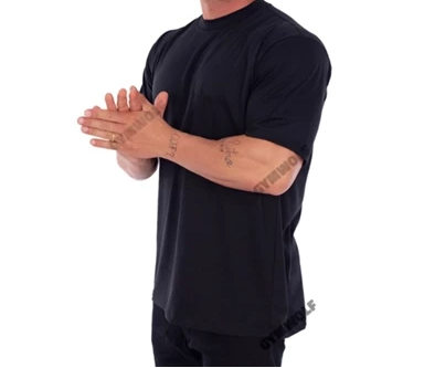 Camiseta Oversized Streetwear Masculina Gola Alta